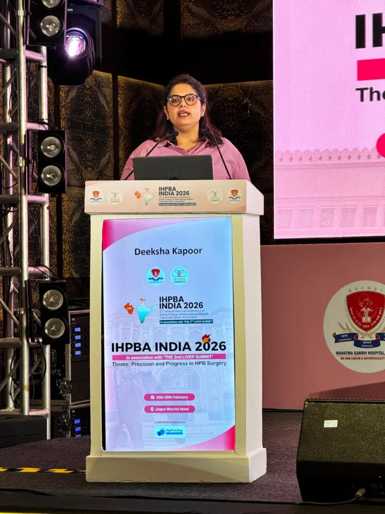 Dr. Deeksha Kapoor IHPBA INDIA 2026 Image